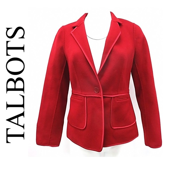 Talbots Jackets & Blazers - NWT TALBOTS WOOL BLAZER 6 PETITE